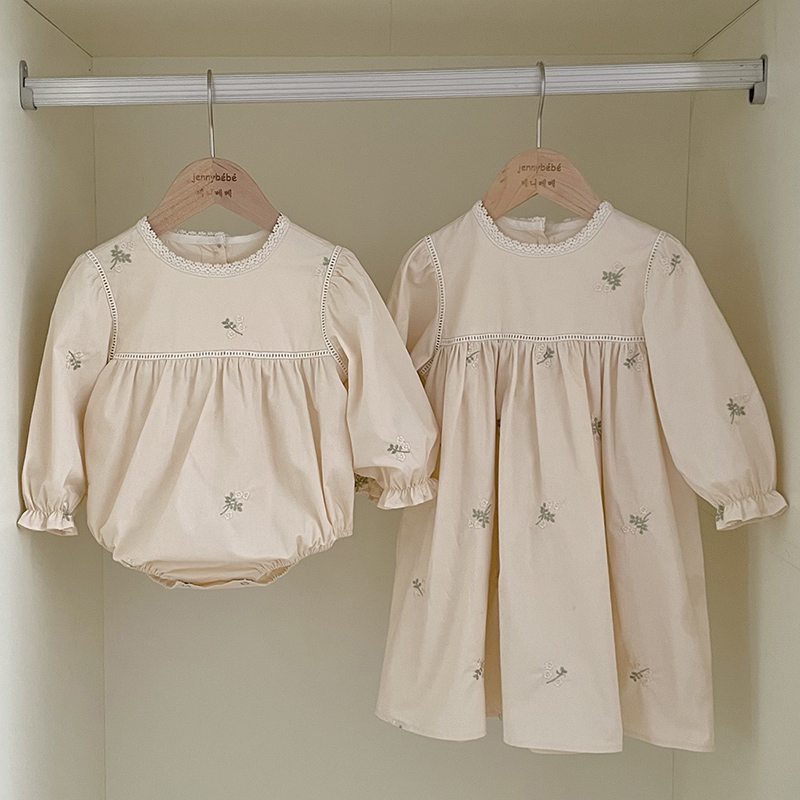 Baby Clothing Crochet - Vestido a juego de hermana de