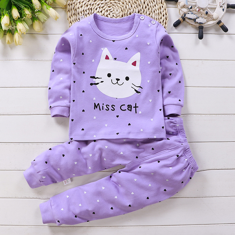 Baby Clothing For Sleep - Pijamas de otoño para niñas y