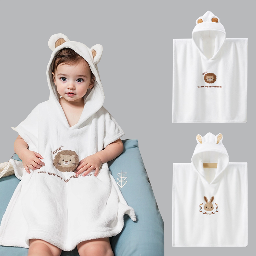 Albornoz con capucha para bebé - Hooded Bath Towel reseña y precio