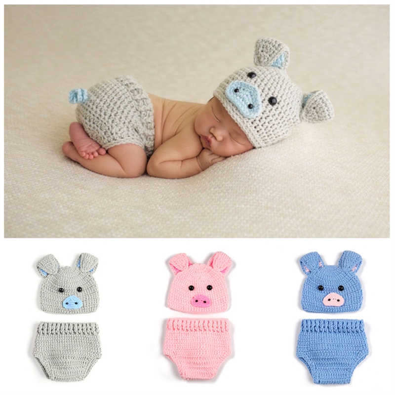 Conjunto de accesorios de foto - Baby Clothing Crochet reseña y precio