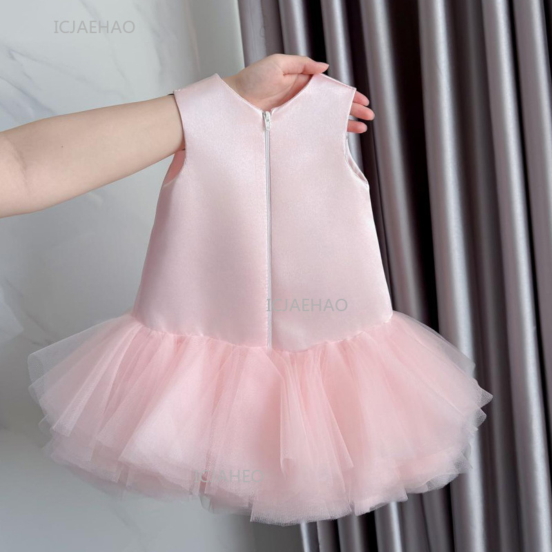 Vestido de fiesta, chaleco ros - Baby Z Clothing reseña y precio