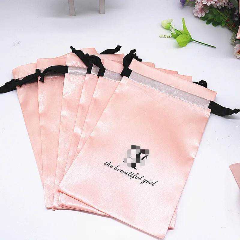 Bolsa de satén de seda rosa pa - Baby Clothing Event reseña y precio