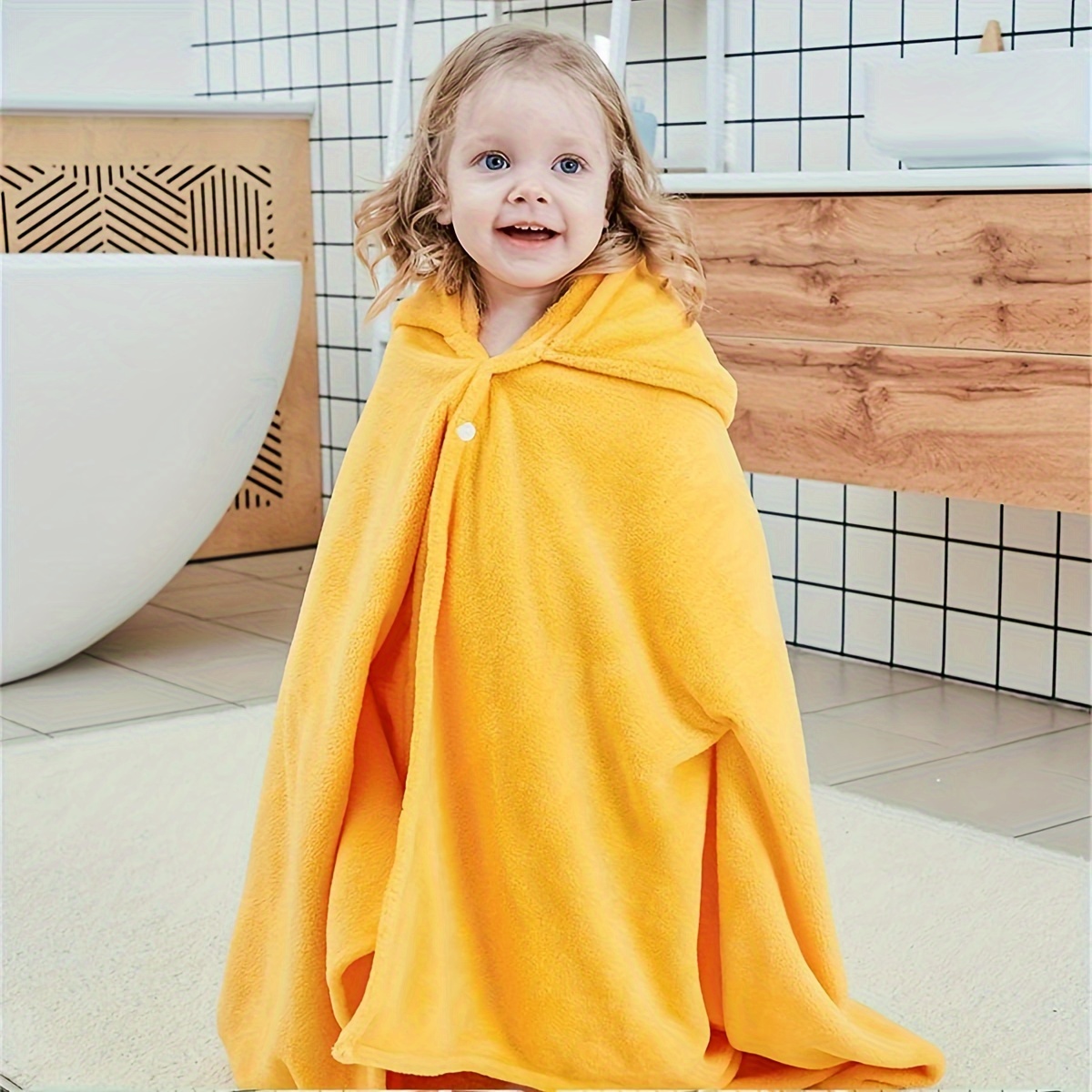 Acogedora Toalla de baño con c - Hooded Bath Towel reseña y precio