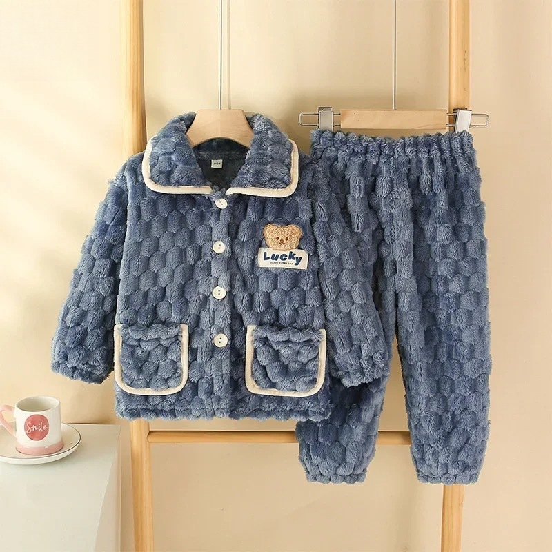 Pijamas gruesos de franela par - Baby Clothing For Sleep reseña y precio